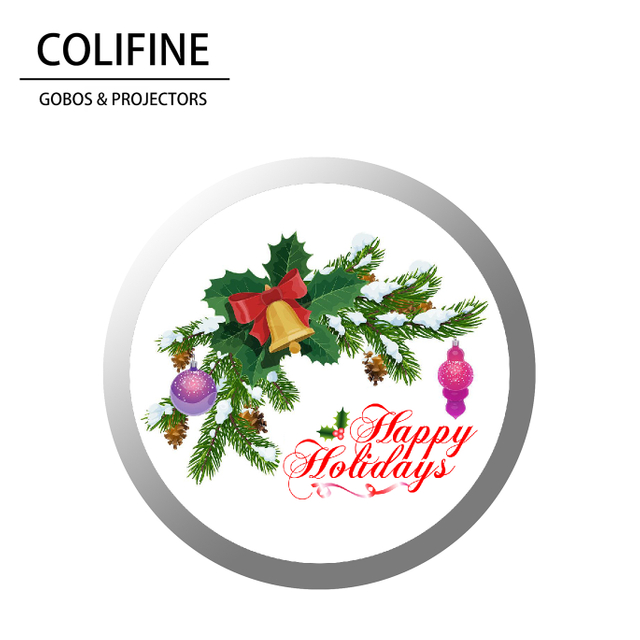 COLIFINE Custom Gobo Logo Projector Gobo Projector Gobo Lens Holidays Christmas Gobos SD15