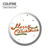COLIFINE Custom Gobos Outdoor Gobo Image Projector Logo Projector Gobo Projector Holidays Christmas Gobos Merry Christmas Gobo SD23