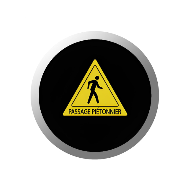 Safety Sign Gobo & Pedestrian Crossing Gobo 1 - AQ61 - COLIFINE Gobo