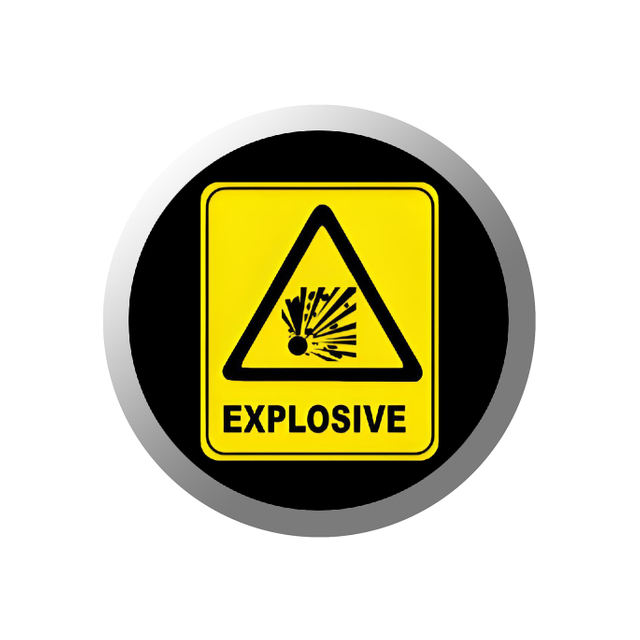 Safety Sign Gobo & Explosive Gobo AQ50 - COLIFINE Gobo