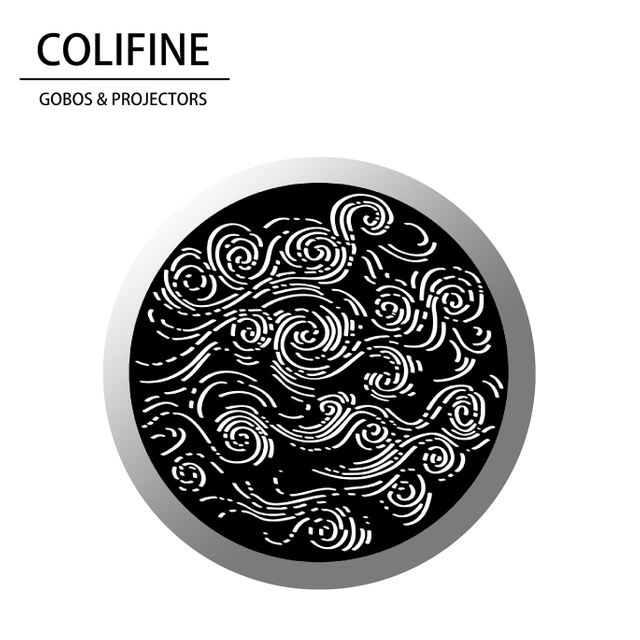 COLIFINE Custom Gobo Outdoor Projectors Gobo Light Gobo Projector Gobo Lights Water Waves Gobo SW11