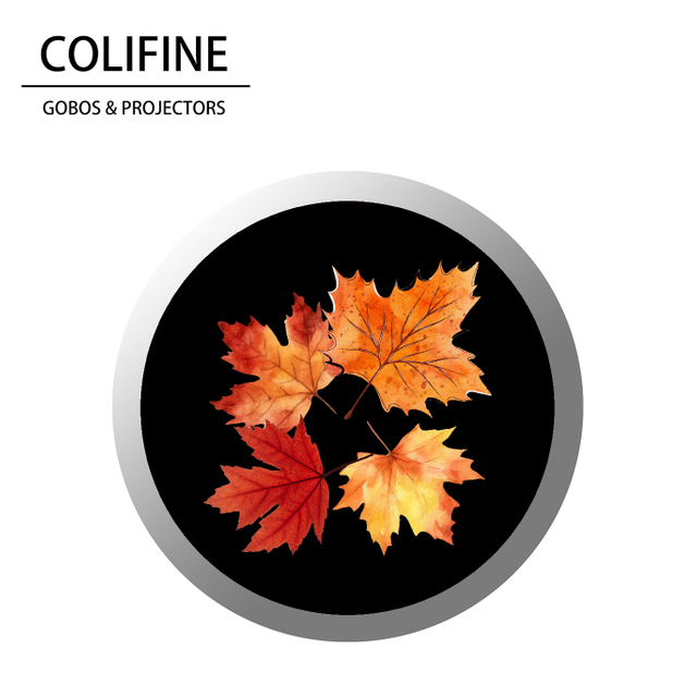 COLIFINE Glass Lens Custom Gobo Gobo Projector Nature Gobo Leaves Gobo SM30