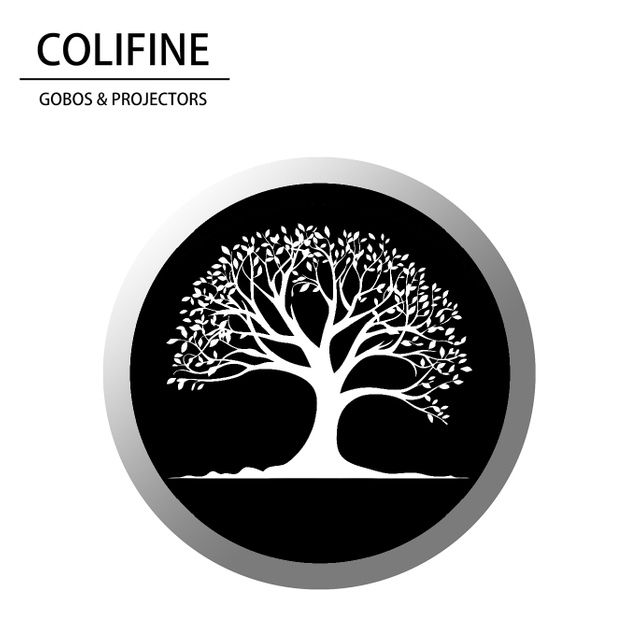 COLIFINE Custom Gobo Outdoor Projector Logo Projector Gobo Projector Nature Gobo Tree Gobo SM27
