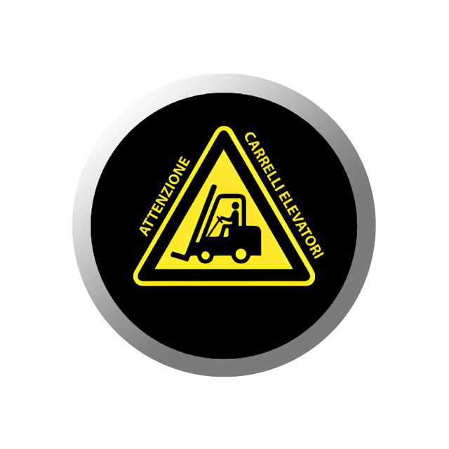 Safety Sign Gobo & Forklifts Gobo 5 - AQ55 - COLIFINE Gobo