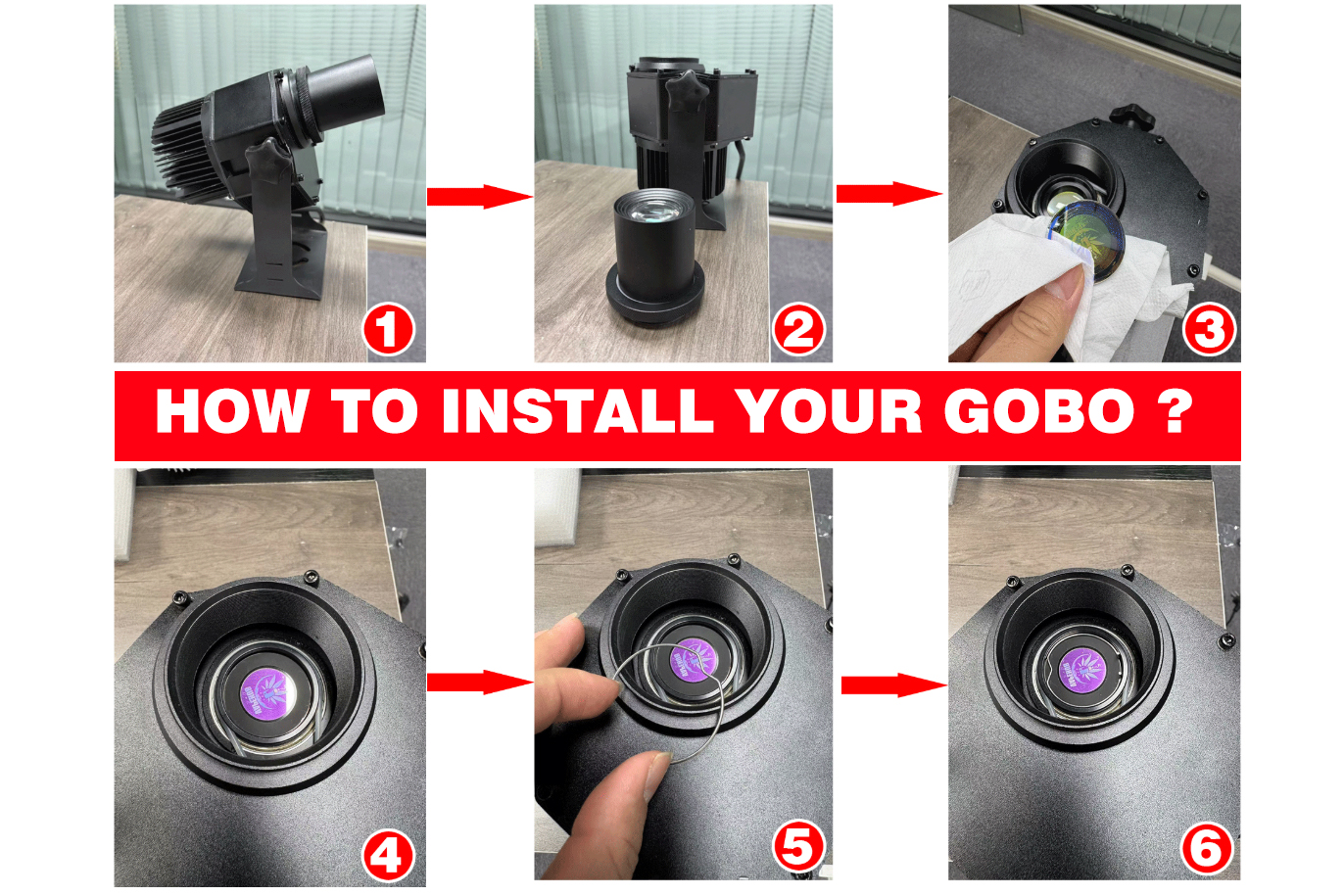 How Do I Insert A Gobo?