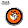 COLIFINE Glass Gobo Holidays Halloween Gobo Bats Gobo WS5