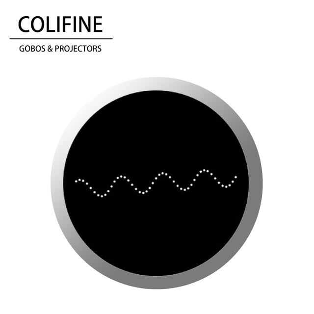 COLIFINE Custom Gobo Outdoor Projectors Gobo Light Gobo Projector gobo water Water Waves Gobo SW13