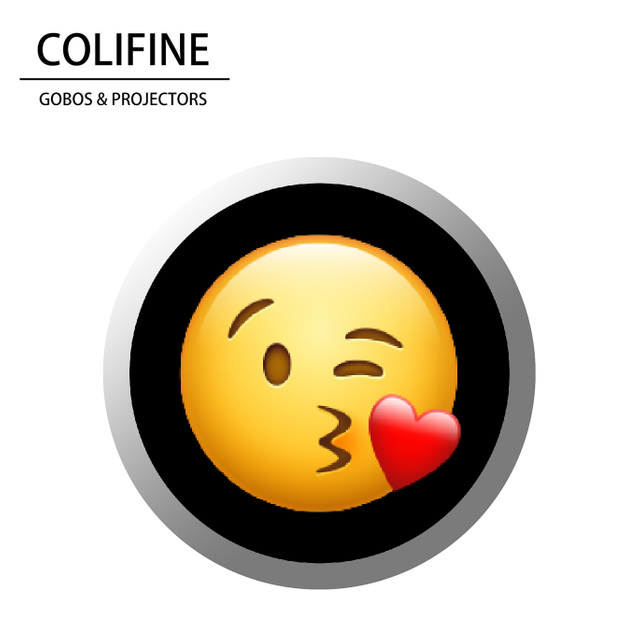 COLIFINE Gobo & Kiss Heart Face Emoji Gobo YD21