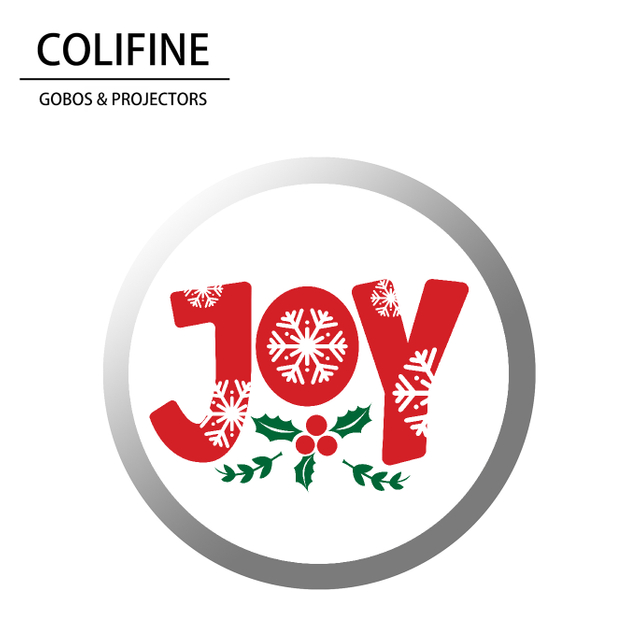 COLIFINE custom glass gobo Logo Projector Gobo Projector Holidays Christmas Gobos Merry Christmas Gobo SD29