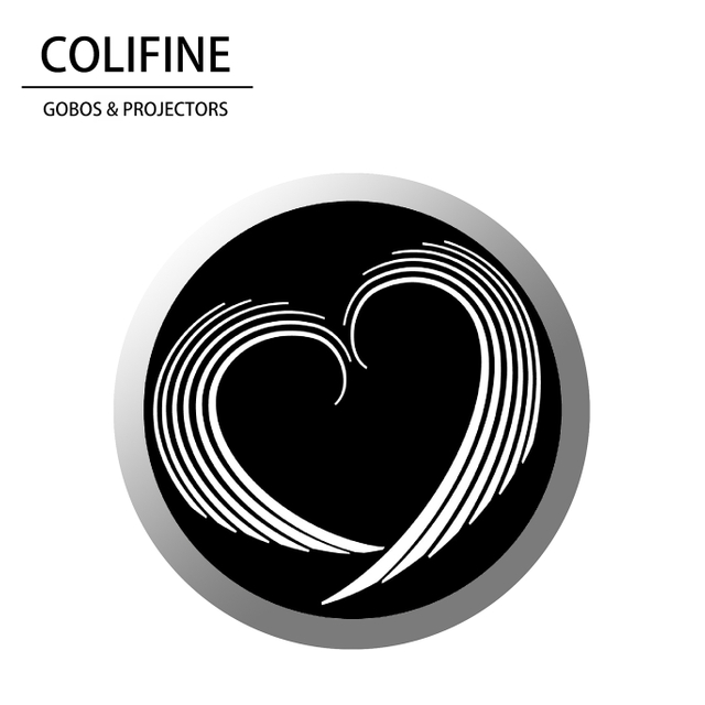 COLIFINE Custom Gobo Outdoor Projectors Gobo Light Gobo Projector Custo Gobo Water Waves Gobo SW13