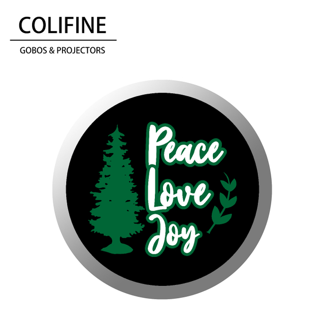 COLIFINE Custom Gobos Gobosource Logo Projector Gobo Projector Holidays Christmas Gobos Merry Christmas Gobo SD28