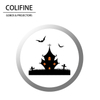 COLIFINE Custom Glass Gobo Holidays Halloween Gobos Bats Gobo WS7