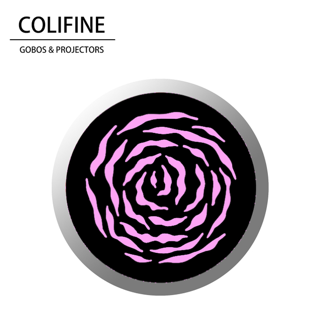 COLIFINE Custom Gobo Logo Projector Nature Gobo Rose Flower Gobo SM39