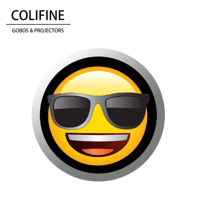 COLIFINE Custom Gobo & Gobo Laughing Emoji Gobo YD17