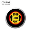 STOP Look Point - Yellow & Red - AQ76 - COLIFINE Gobo