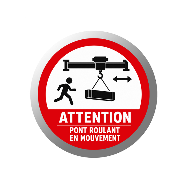 Safety Sign Gobo & ATTENTION PONT ROULANT Gobo - AQ65 - COLIFINE Gobo