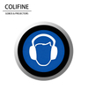 Safety Sign Gobo & Hearing Protection Gobo - AQ70 - COLIFINE Gobo