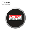 Overhead Crane CAUTION - Red & White Gobo - AQ74 - COLIFINE Gobo