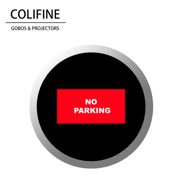 Gobo Lens & No Parking Gobo - AQ78 - COLIFINE Gobo