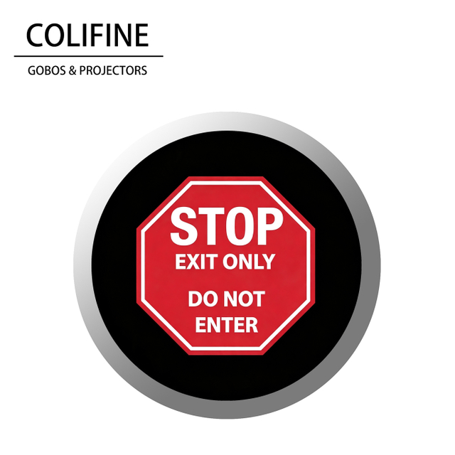 Gobos & No Entry Gobo - AQ80 - COLIFINE Gobo