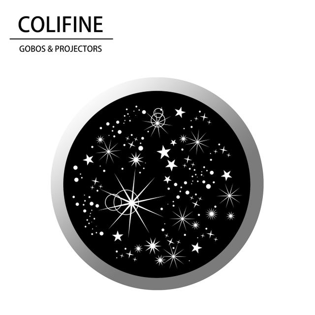 Gobo Lens & Chrstmas Star Gobo - SD61 - COLIFINE