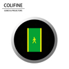 Gobos & Pedestrians Only Gobo - AQ86 - COLIFINE Gobo